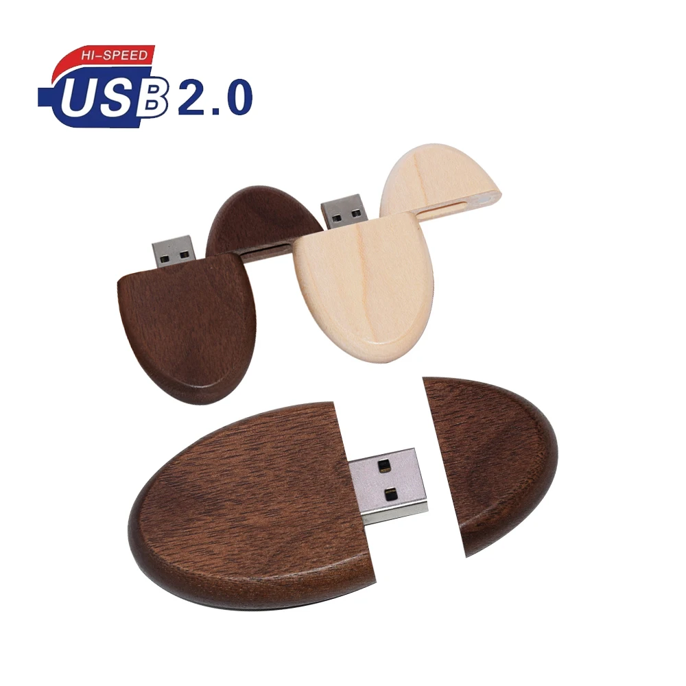 

New wooden USB Flash Drive 4gb 8gb 16GB 32GB Pendrive Cle Usb 2.0 Flash Drive 64GB 128GB External Storage Device Customize logo