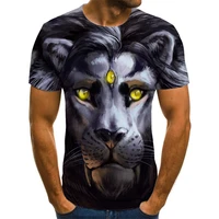2021 new brand mens animal print t shirt 3d autumn fashion sportswear street top o neck short sleeve xxs 6xl