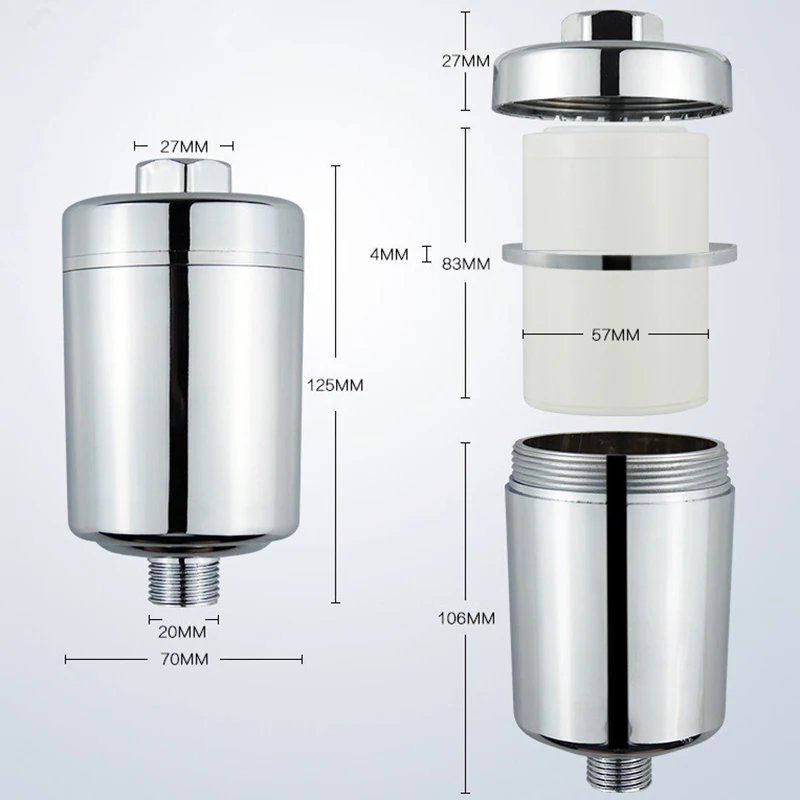 AD-High Flow сменный Универсальный KDF душевой фильтр для воды ванной комнаты Красота