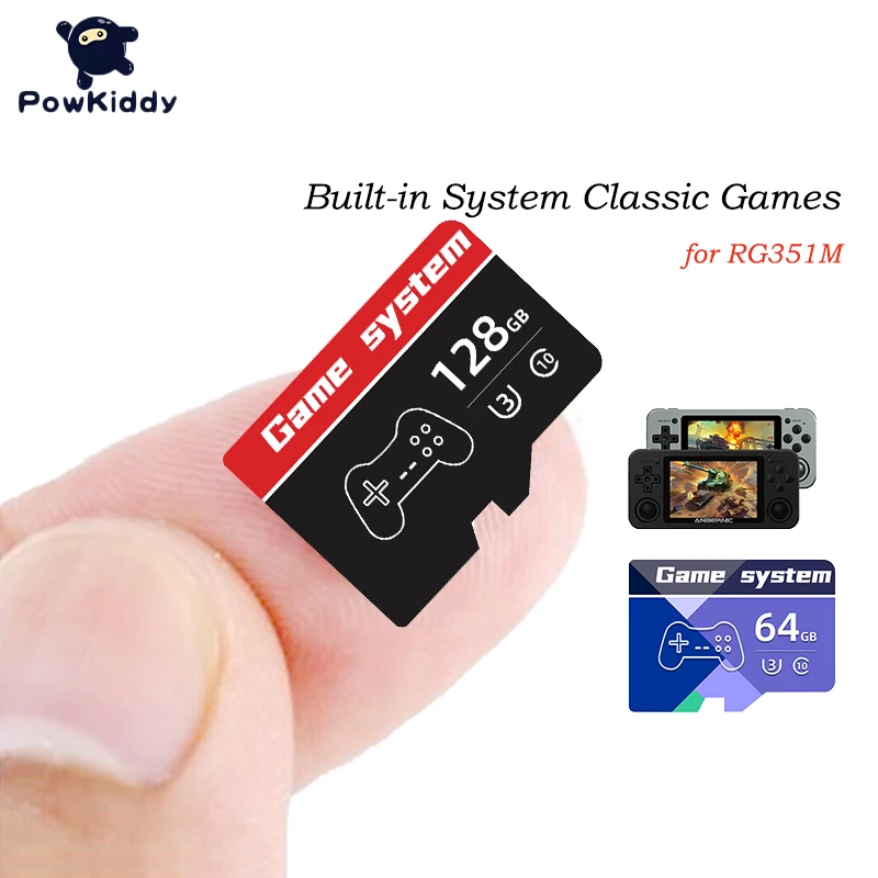 for rg351m memory card memory stick tf card 64g128g gameboy advance games pspgba memory stick pro duo for handeld game console free global shipping