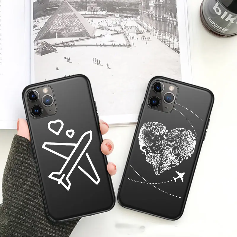 Чехол для телефона USLION Дорожная карта противоударный Для iPhone Xs Max 11 Pro XR X 7 8 6s Plus с