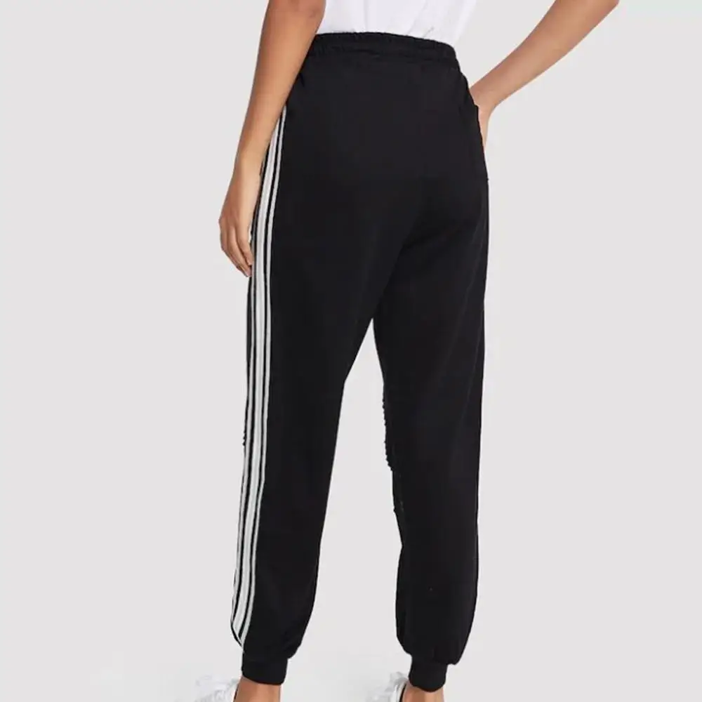 Sweatpants Summer Women's Hollow Out Workout Leggings Fitness Sports Running Yoga Athletic Pants Loose Casual Trouser Streetwear |