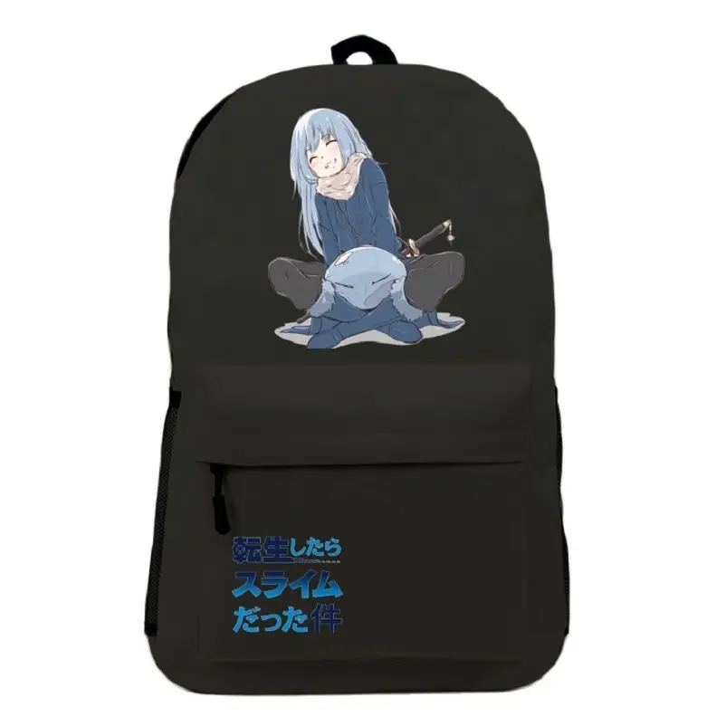 

Unisex Anime That Time I Got Reincarnated as a Slime Rimuru Tempest Rucksack Casual School Student Backpacks