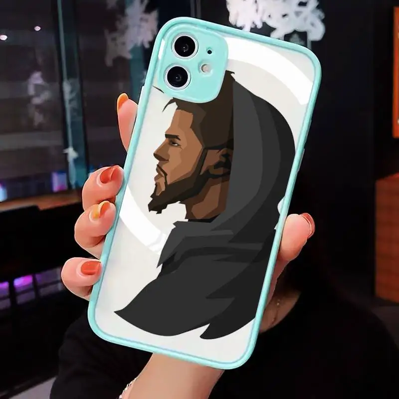 

Y61 Rapper J. Cole Rock star cool Phone Case Matte Transparent for iPhone 7 8 11 12 s mini pro X XS XR MAX Plus cover funda