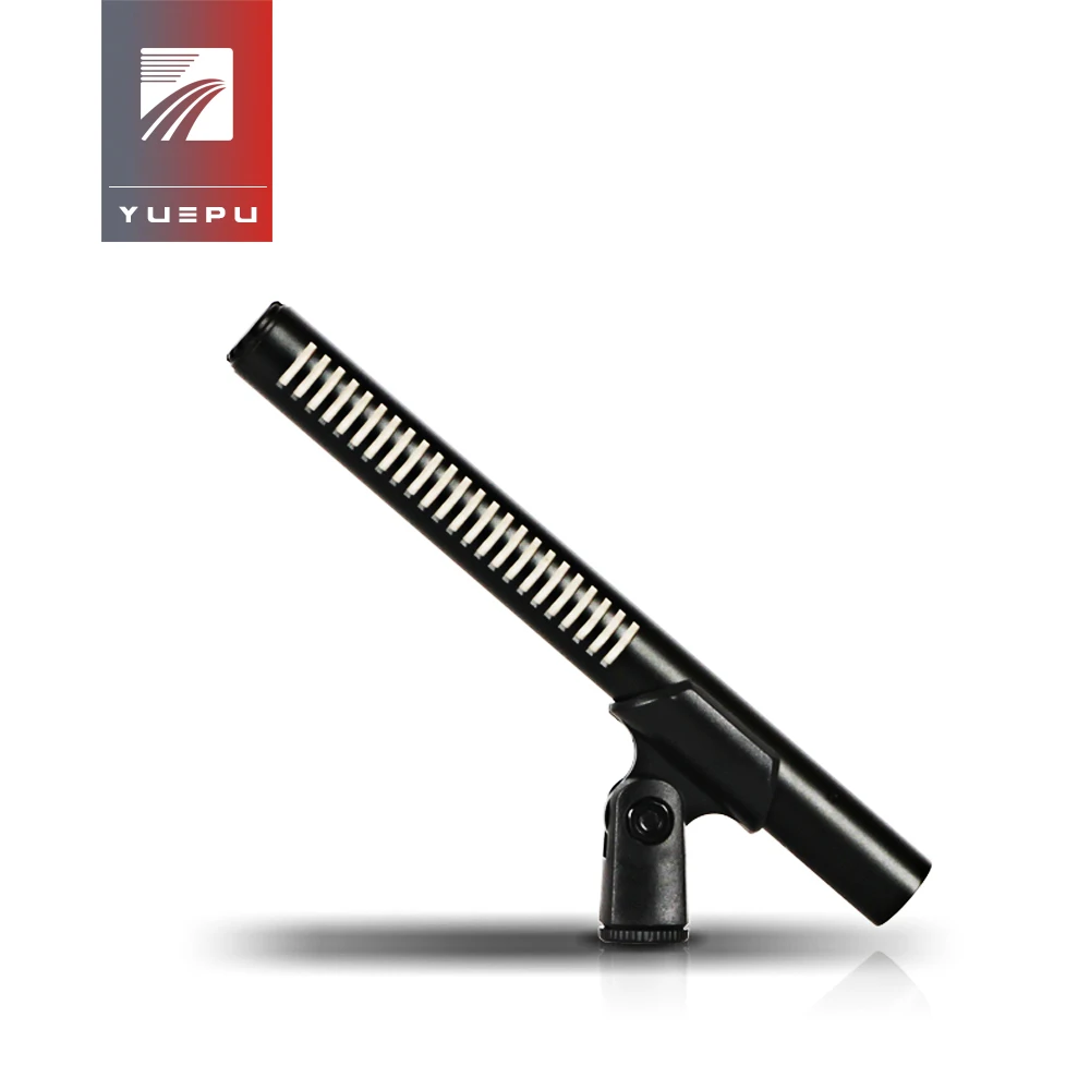 YUEPU RU-C180, профессиональный микрофон для интервью, конденсаторный Короткий пистолет, прямая вокальная запись, Дальняя дистанция звукоснимателя с лобовым стеклом