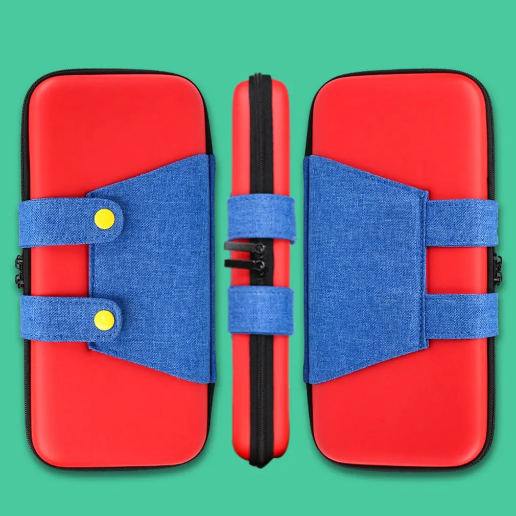 

Game Console 10 Card Slot Storage Bag Portable Accessories Storage Switch Box Velvet Waterproof Inner Lining