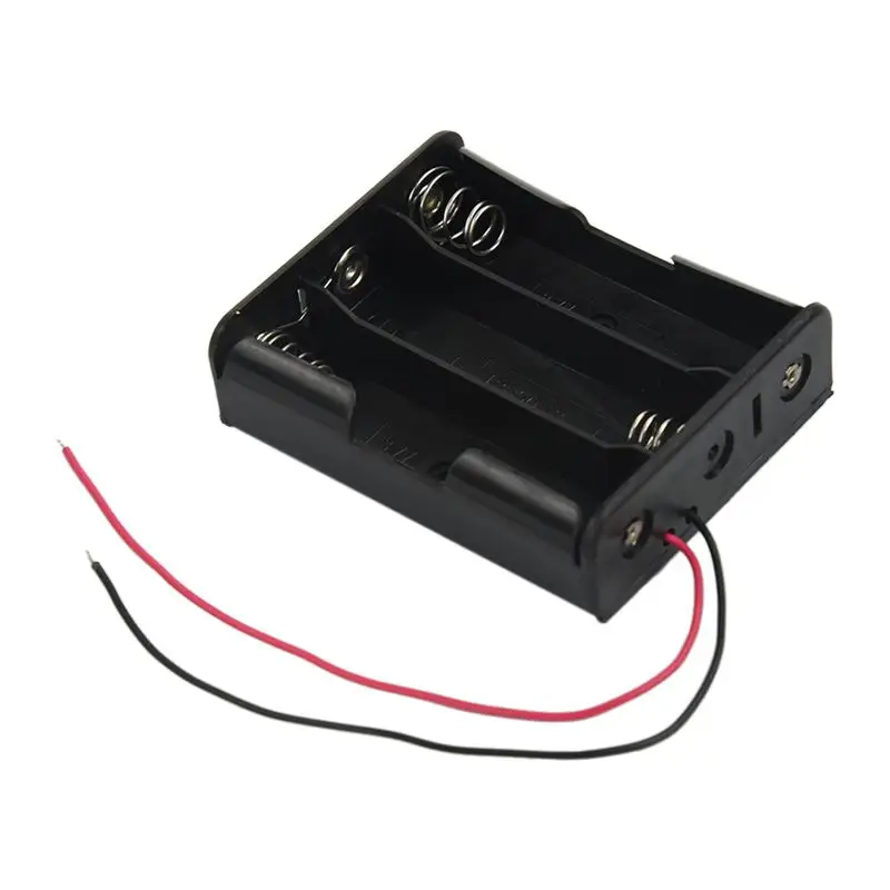 3 7 V 18650x3 проволочные выводы черный Батарея чехол Длина кабеля: 5*6*2 см |
