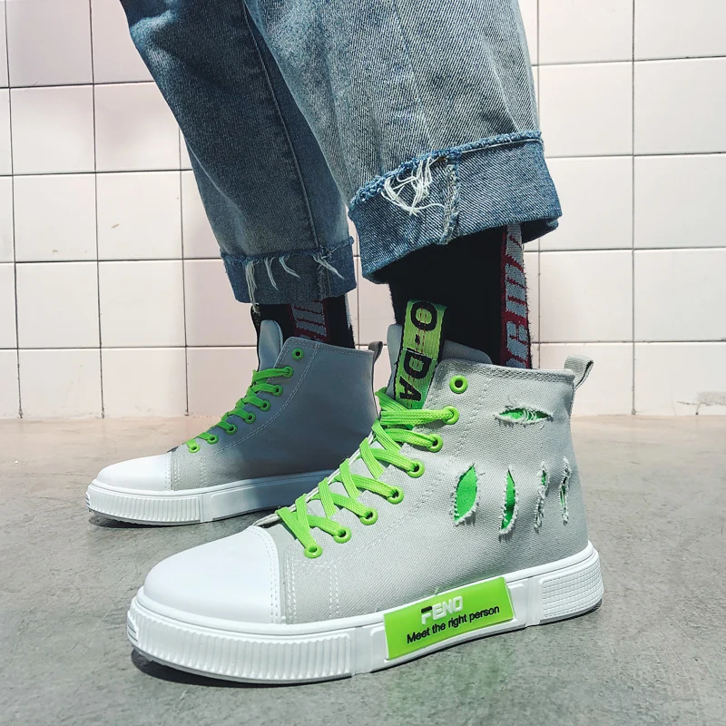 Кеды мужские с вулканизированной подошвой холщовые кроссовки повседневная