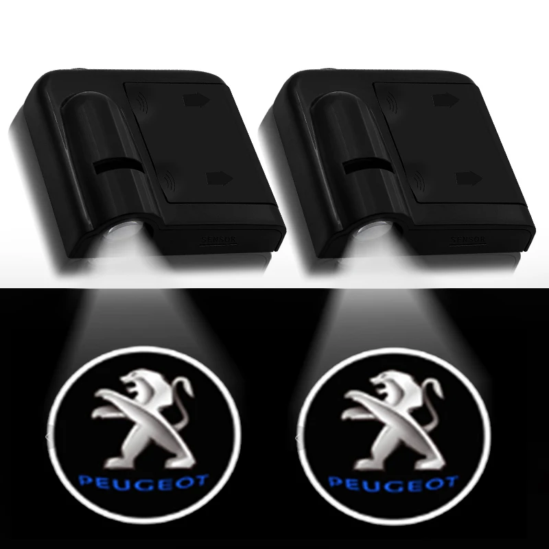 

2pcs Car Door Welcome Light Car LED Light Auto Lamp For Peugeots 206 308 307 208 3008 207 407 2008 508 Car Accessories Interior