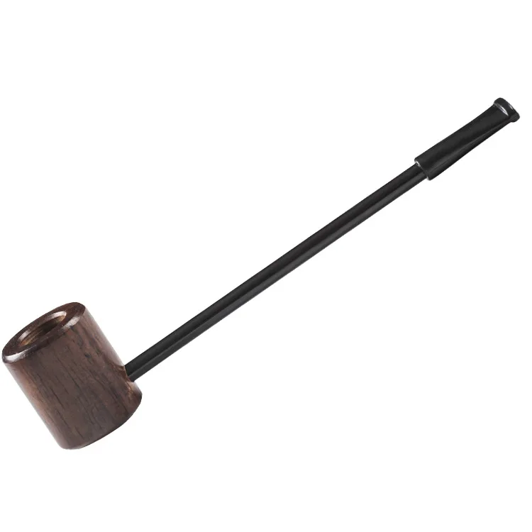 Red wood Cigar Pipe Holder straight tobacco Store Smoking Accessories Men Gadget Best Christmas Gift For Husband | Дом и сад