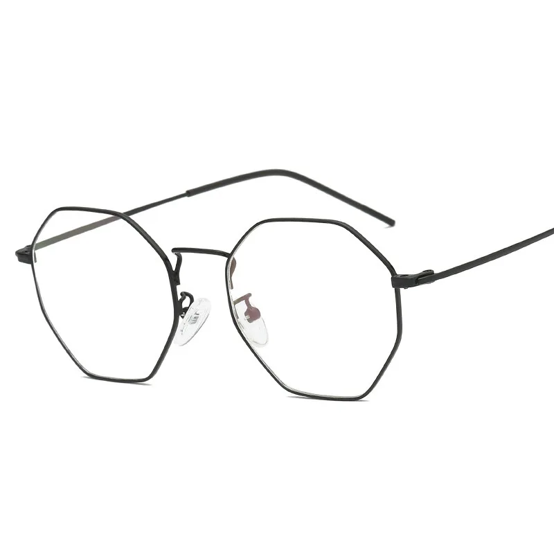 Оправа для очков в винтажном стиле мужчин и женщин многоугольная модная