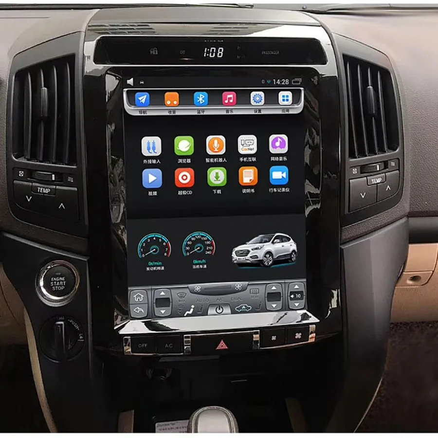 

With Canbus Carplay Car GPS Navigation Android For TOYOTA LAND CRUISER LC200 2008-15 Radio Headunit Multimedia Video Player