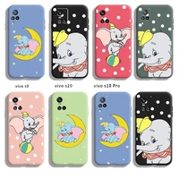 for vivo s10 s10 pro s9 case with cute elephant pattern back cover silica gel casing