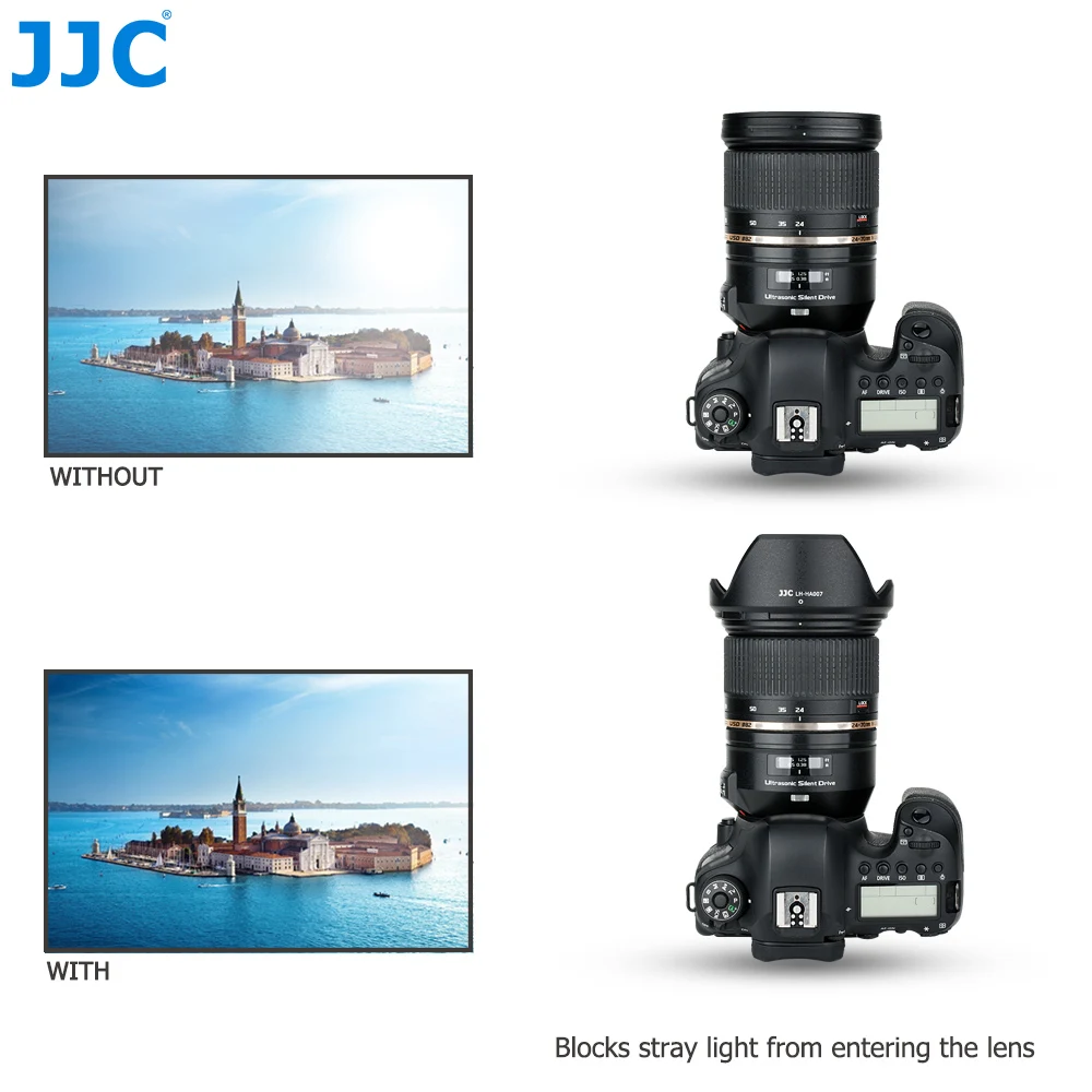 JJC Цветочная бленда для объектива камеры Tamron SP 24-70 мм f/2 8 Di VC USD A007 Замена HA007 защита