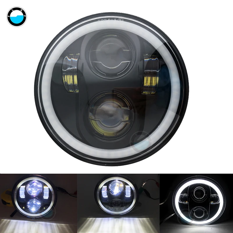 5,75 дюймов светодиодный проектор для мотоцикла для HONDA VTX 1300 1800 5,75 дюймов светодиодный фары для Triumph Rocket iii 3