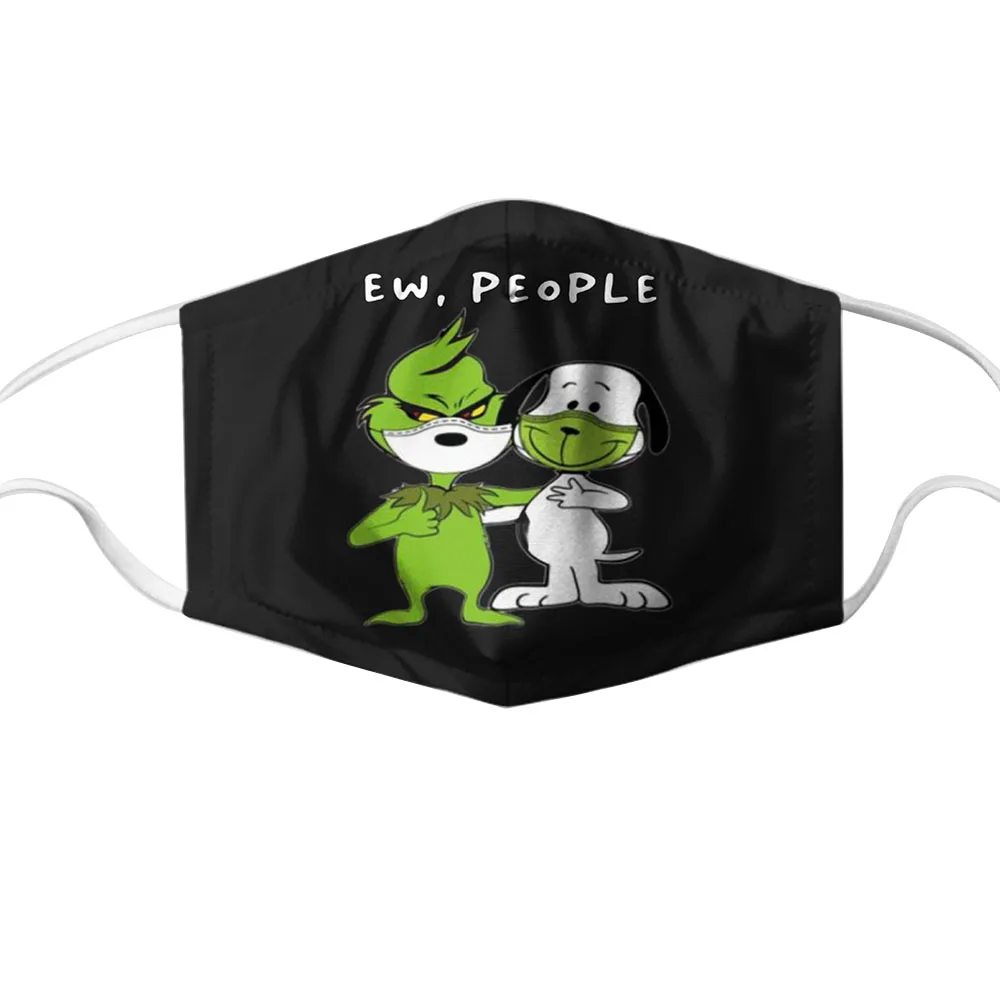 Новинка 2021 Рождественская 3D печать палантин маска унисекс для взрослых