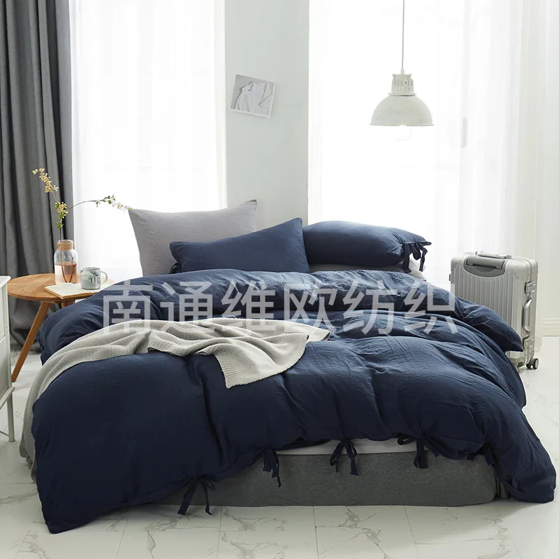 

European Style Bedding Sets Europe/USA Full Queen King Size Cotton Quilt Duvet Cover Pillow Case 2-3 Pieces Sets