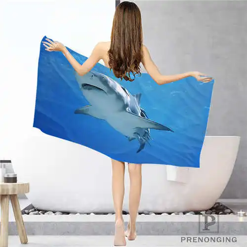 Пользовательский Дельфин (2) тряпка для ванной комнаты полотенце s лица/банное