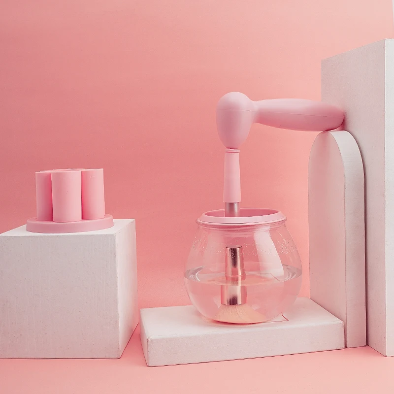 

GY Cleanser of Makeup Brush Lazy Cleaner Electric Scrubber Automatic Quick-Drying Electric Spin-Drying