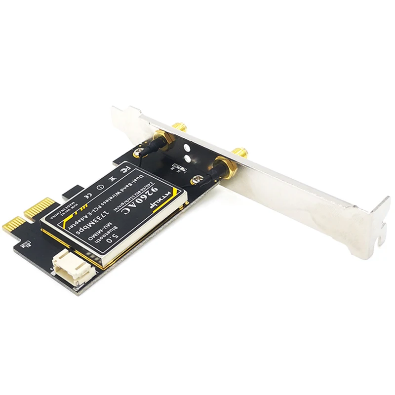 for 9260AC 5G Dual-Band Gigabit Desktop PCI-E Wireless Network Card Bluetooth 5.0 with 8DB Antenna | Компьютеры и офис