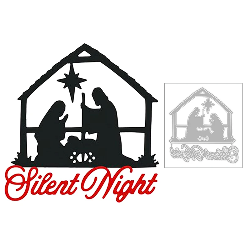 Новинка 2020 г. ночная Молитва Иисуса и нашей леди английские слова металлические