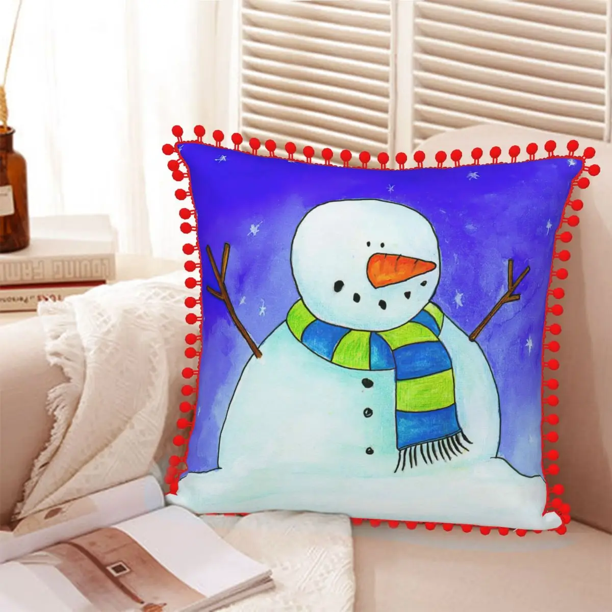 

Рождество, снеговик, Рождество, плюшевая наволочка, наволочка для дивана, подушки, Наволочки, подушка