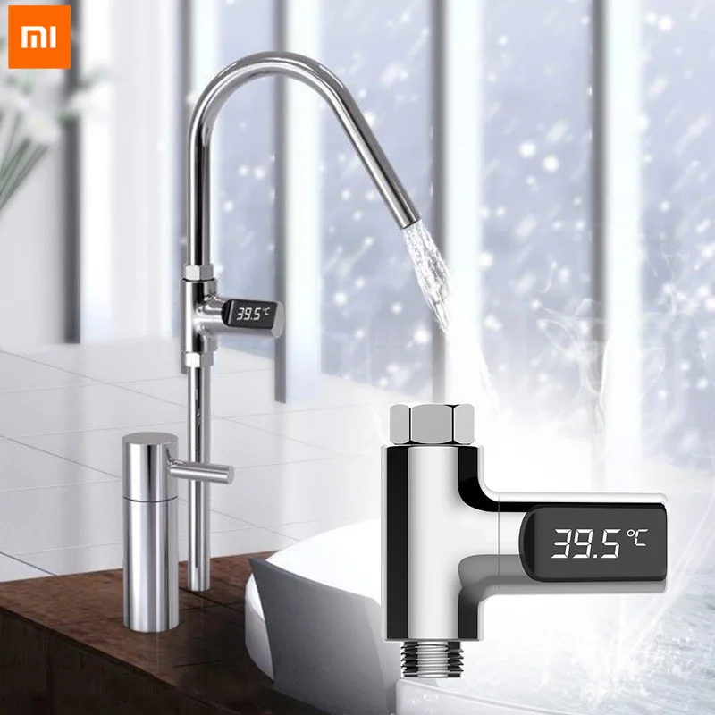 Xiaomi Youpin светодиодный дисплей домашний водяной Душ термометровый измеритель