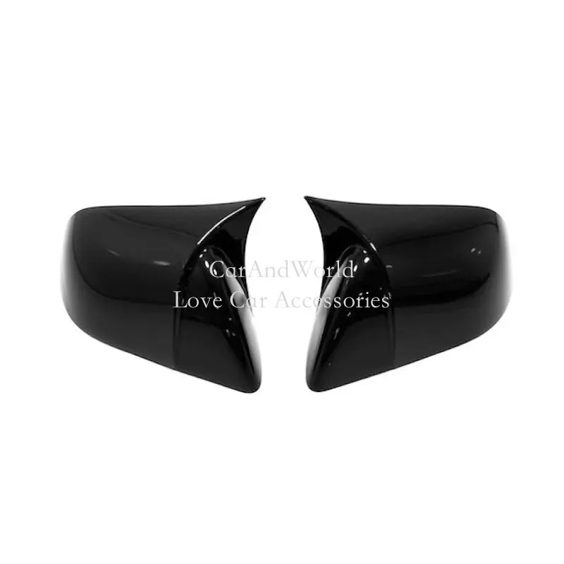 Крышка зеркала заднего вида для автомобиля Tesla Model 3 2017-2020 черная хромированная