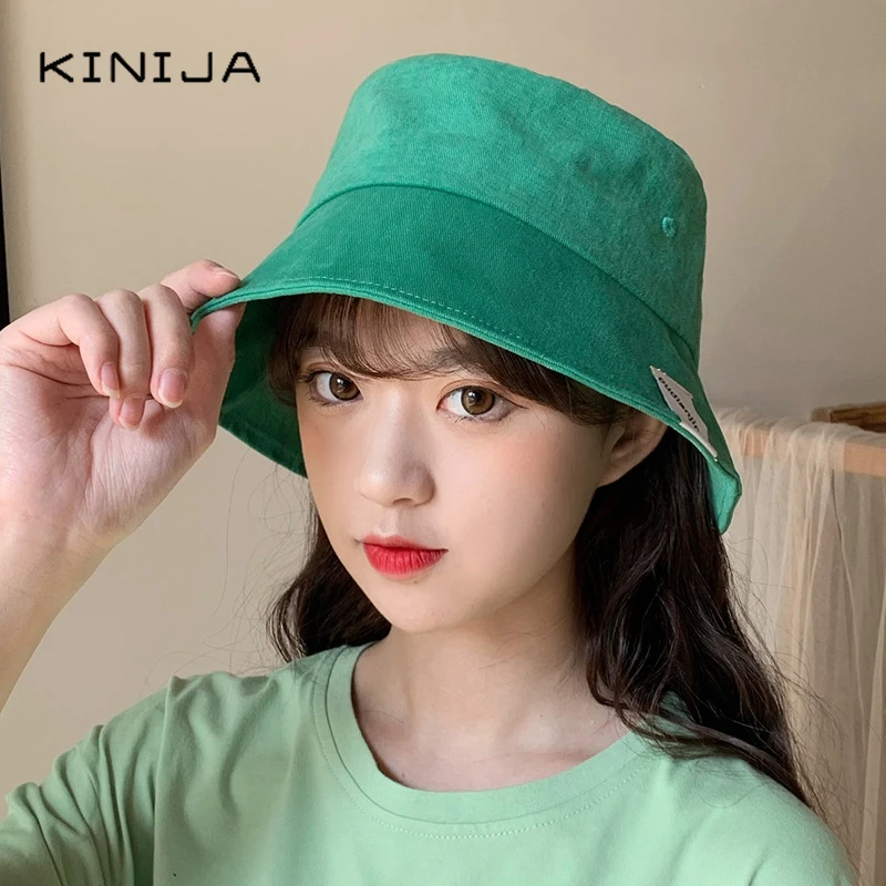 Панама Женская Складная однотонная с широкими полями пляжная шляпа в стиле хип