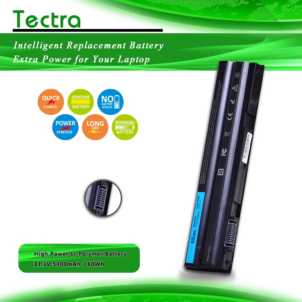 Tectra 11 1 В 60Wh E6420 Аккумулятор для ноутбука Dell Latitude E6520 E6430 E6440 E5530 E5520 M5Y0X HCJWT T54FJ 911MD 4YRJH