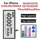 Аккумуляторная батарея для Apple iPhone x xs xr xsmax 6 6s 7 8 Plus 7p