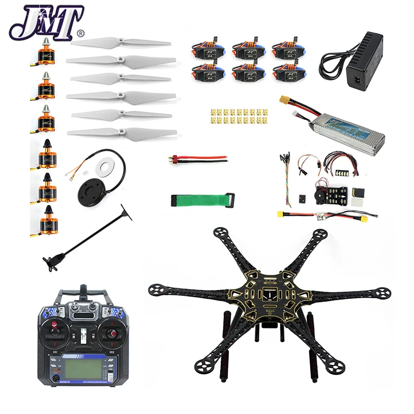 JMT DIY FPV Дрон Hexacopter 6 осевой комплект самолетов HMF S550 рама PXI PX4 управление полетом