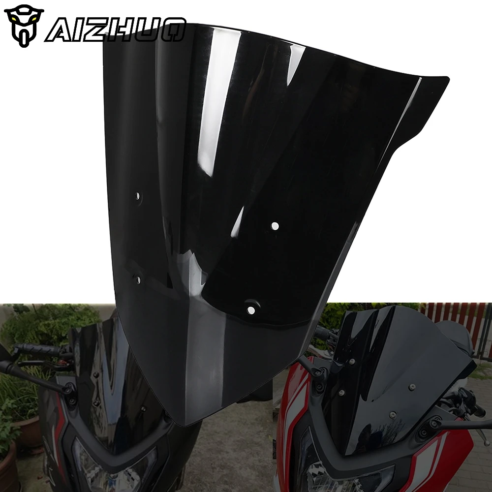 

Motorbike CBR 650F Windscreen FOR 2014 2015 2016 2017 HONDA CBR650F CBR 650 F Motorcycle Wind Screen Deflectors Windshield Black