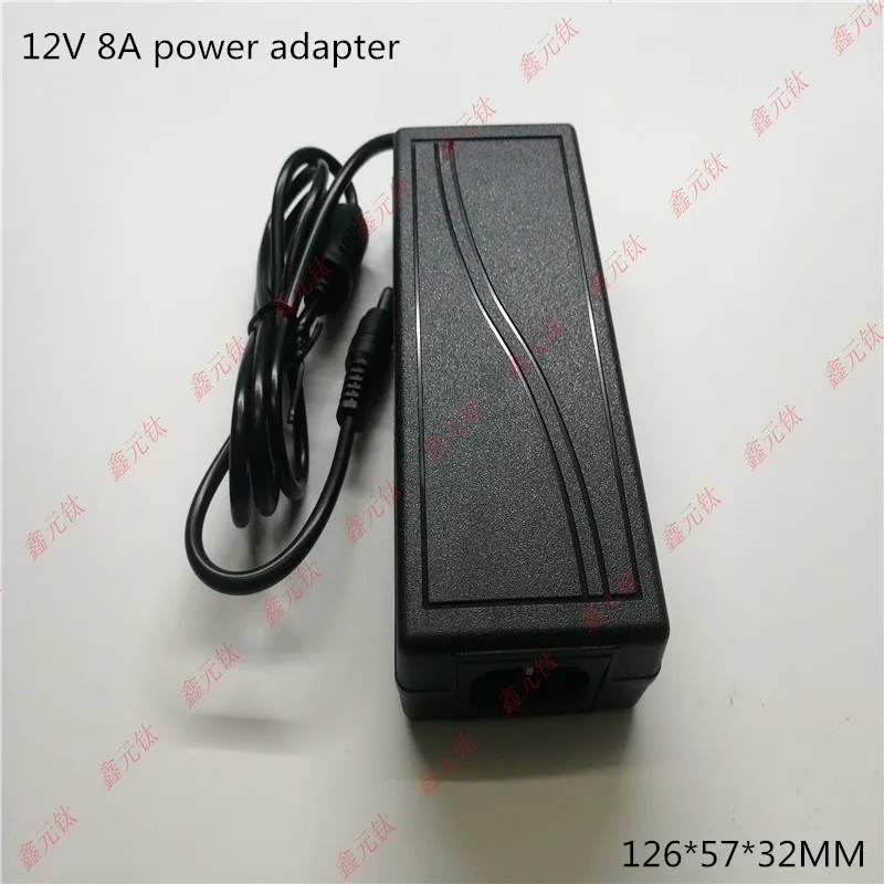 Трансформаторы освещения 12V 7A 8A 10A UK US EU AU plug ac/dc 100-240v to 12 led ленточный адаптер питания 84w 96w 120w Black drive power