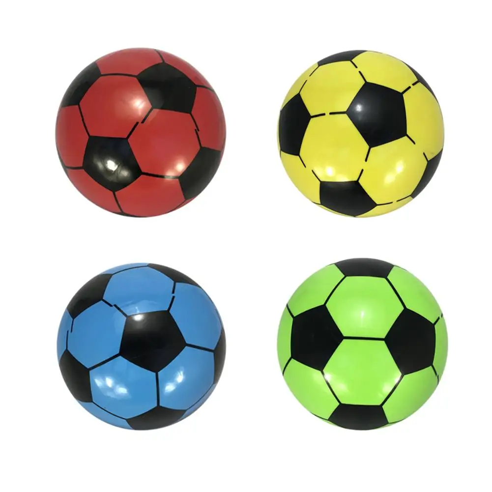 

1Pc Baby PVC Inflatable Soccer Ball Football Booucy Toddler Kids Educational Toy Party Supplies Random Color 22cm