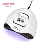 Лампа для ногтей SUNX5 MAX, УФ светодиодный лампа для сушки гель-покрытые лаком ногти с таймером для полировки ногтей, инструмент для дизайна ногтей, 114 Вт, 103060 сек