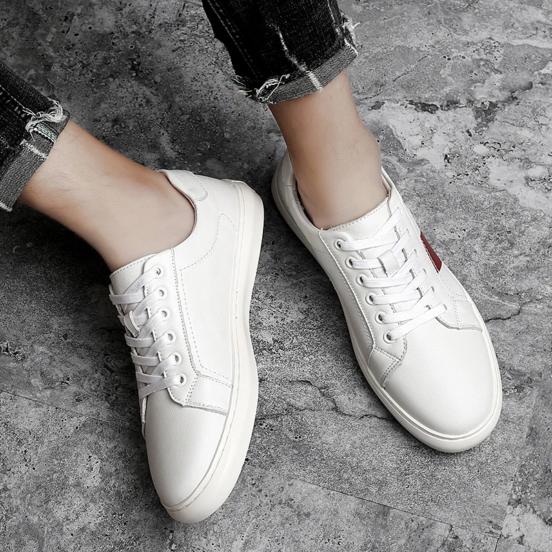 Jual Penjualan Terbaik Sepatu Pria Kasual Fashion Sepatu Pria Hitam Kulit Asli Sepatu Jalan Pria Sneakers Desainer Untuk Pria