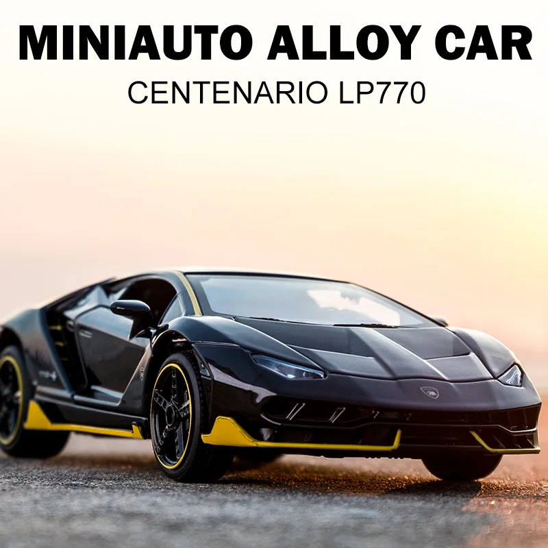Модель спортивного автомобиля Lamborghinis Lp770 1:32 модель из сплава украшение игрушка