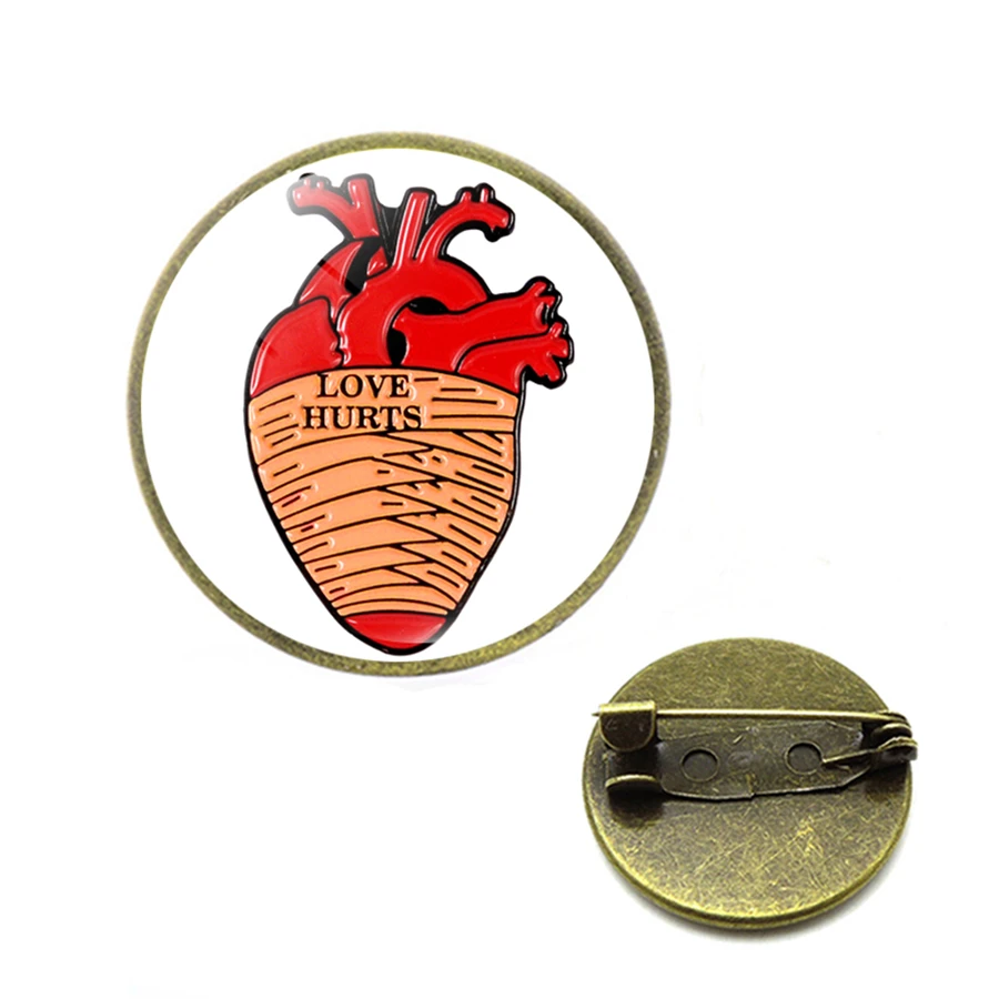 Коллекция organ Heart броши на булавке Ван Гог звездная Ночная волна Вселенная