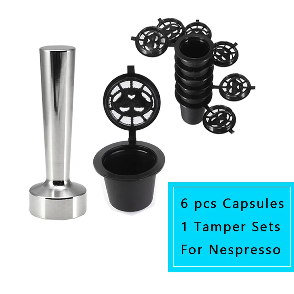 6 шт./компл. многоразовая зеркальная чашка черный многоразовый фильтр для