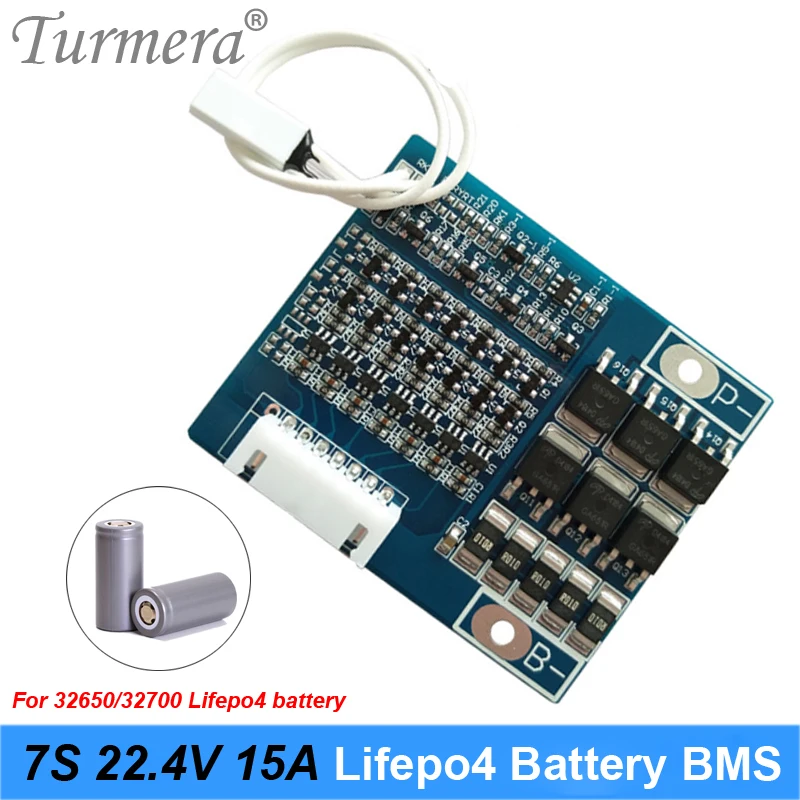 7S 15A 22 4 V 25 2 32650 LiFePO4 BMS литиевая железная батарея защитная плата для аккумулятора