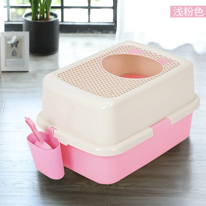 Очень большой кошачий наполнитель мебель полузакрытый для просеивания песочный