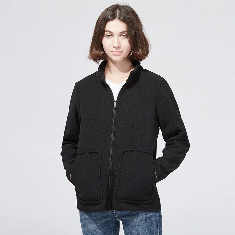 Мужская Флисовая Толстовка с капюшоном и большими карманами на осень/зиму |