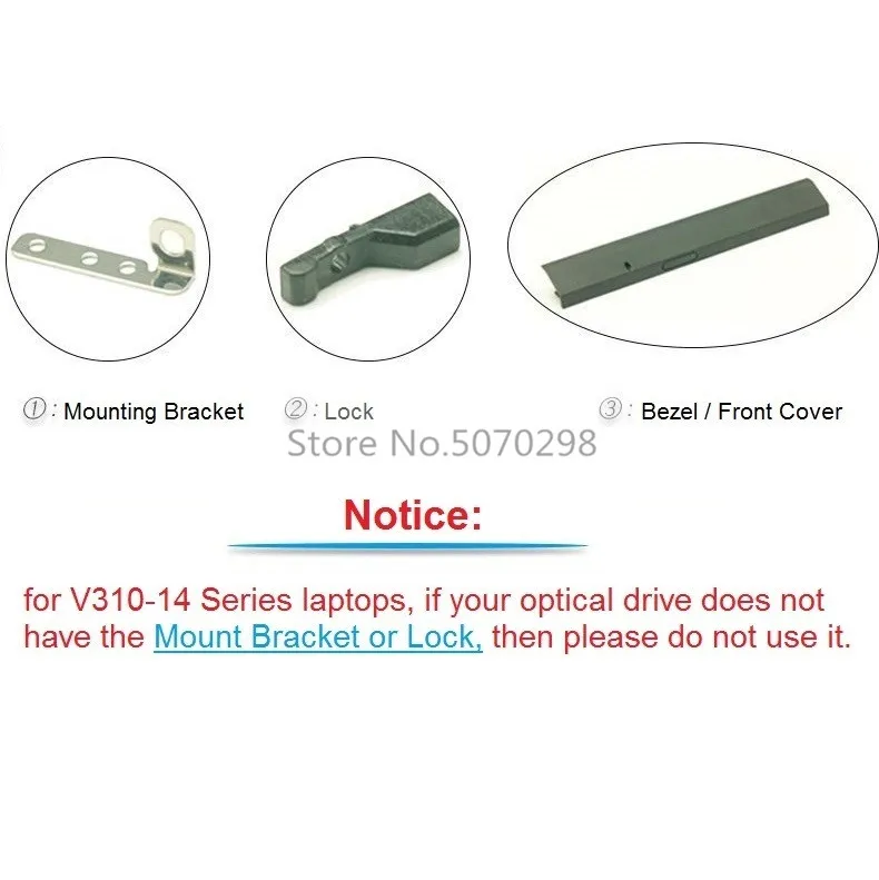 С лицевой панелью и кронштейном 2nd 3 0 2 5 &quotжесткий диск HDD SSD Caddy для Lenovo ISK IKB IBR