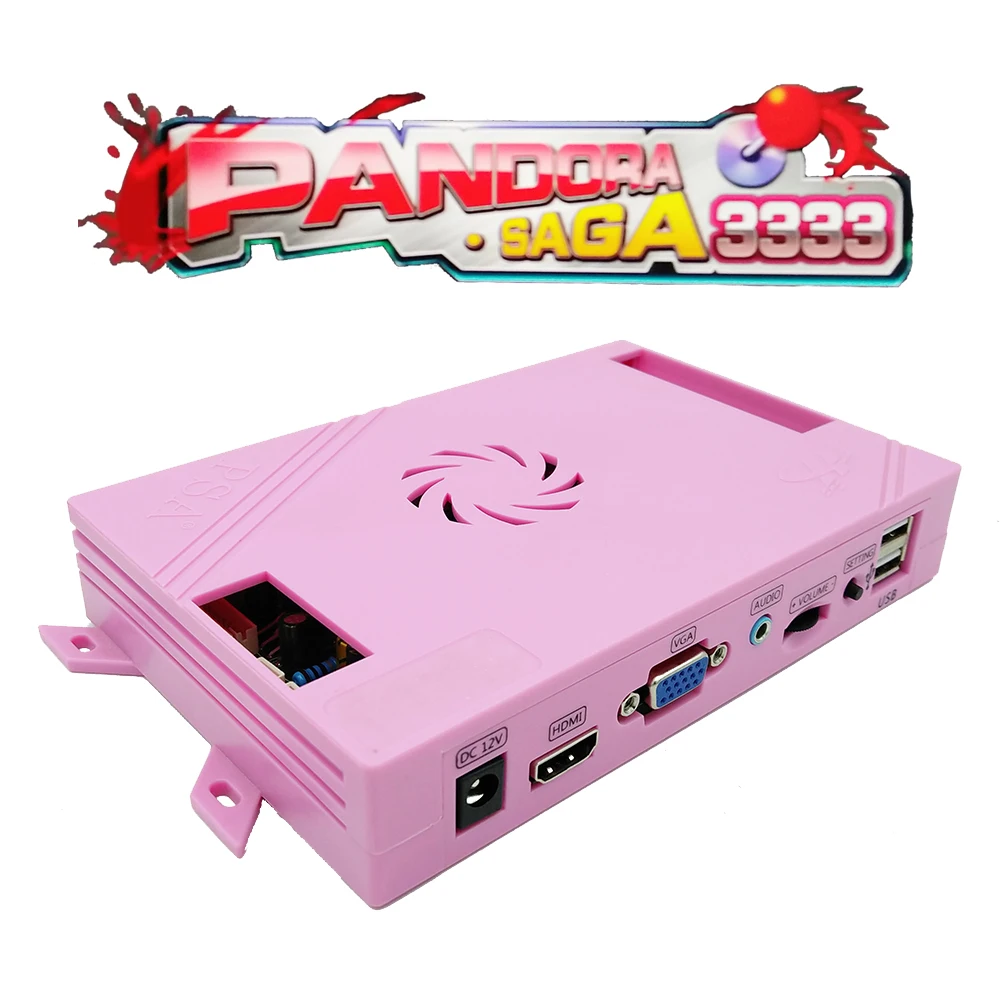 3333 в 1 Pandora Сага коробка аркадный шкаф машина монетно управляемая видео 3D игры