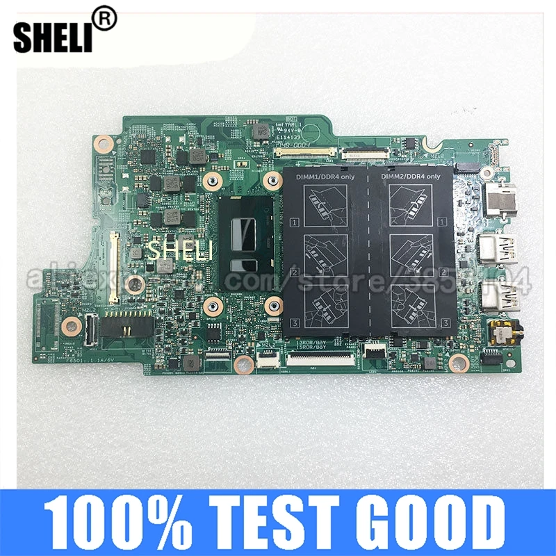 

SHELI Inspiron 5379 Laptop Motherboard Notebook Pc W/ I5-8250U CPU for DELL Laptop Motherboard 00KJ0J CN-00KJ0J DDR4 100% Test