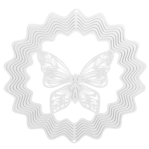 Butterfly Ветряные колокольчики из нержавеющей стали используется для украшения дома и сада - Цвет: Butterfly