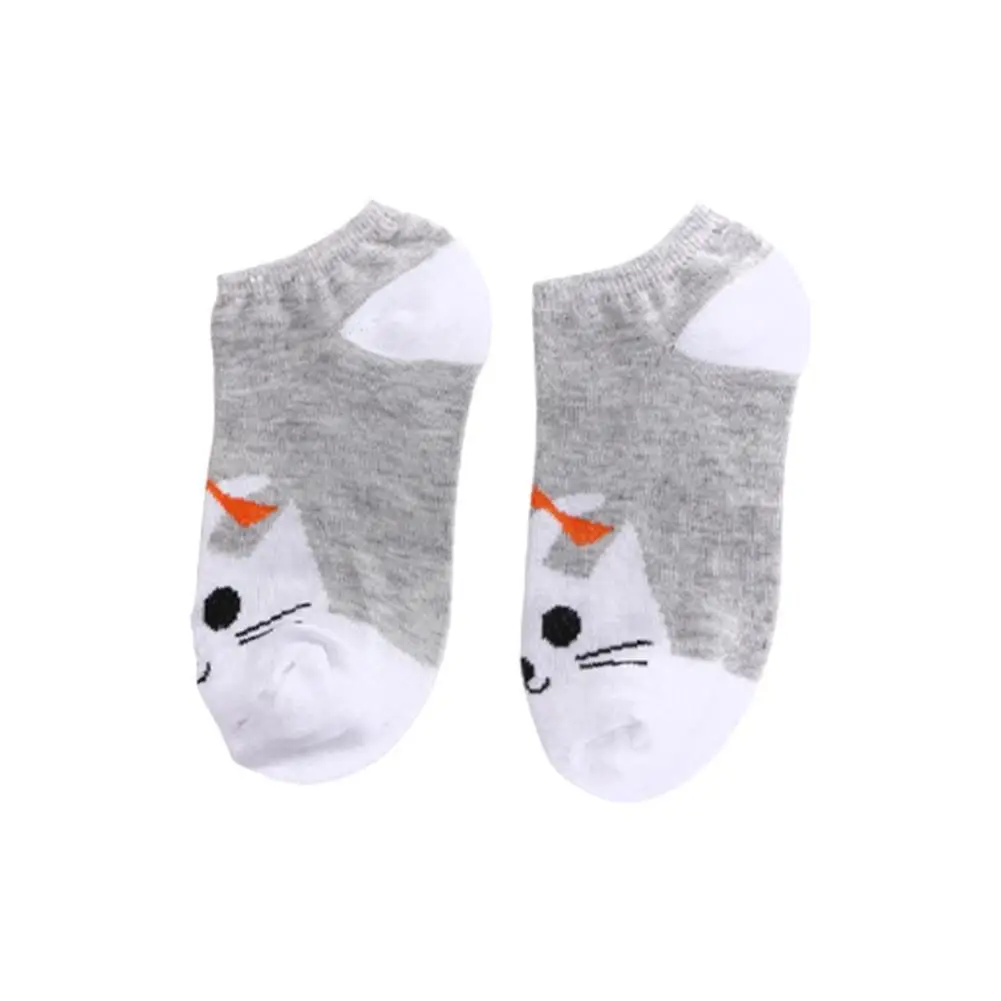 

Женские короткие носки счастливые забавные носки с принтом милые носки с животными до щиколотки для девочек носки с улыбающимся лицом дыша...
