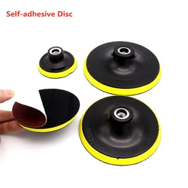 

3 4 5 Inch M10 Thread Self-adhesion Sanding Pads Sandpaper Sucker Pad Auto Car Grinding Abrasive pad Polishing Machine Tools