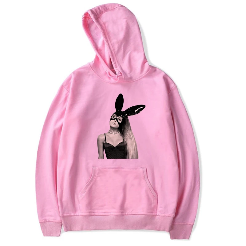 2019 Ariana Grande модные негабаритные толстовки для женщин и мужчин осень зима